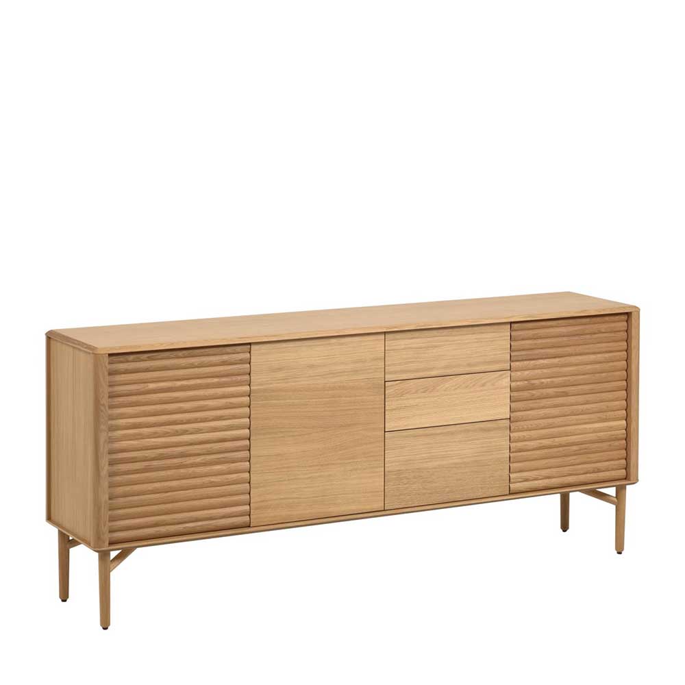 Großes Sideboard Aude 200 cm breit im Skandi Design