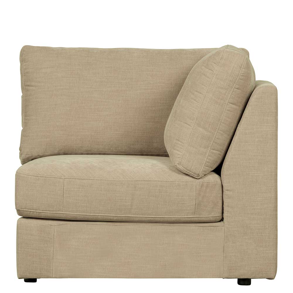 Eckelement Modulsofa Pilamonia in Beige mit Webstoff Bezug