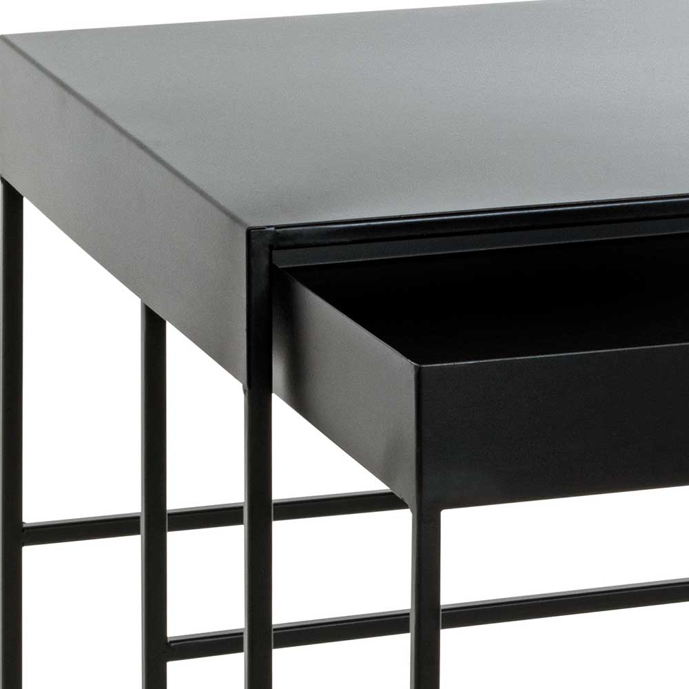 Metall Tisch Set Lazuras in modernem Design mit Bügelgestell (zweiteilig)