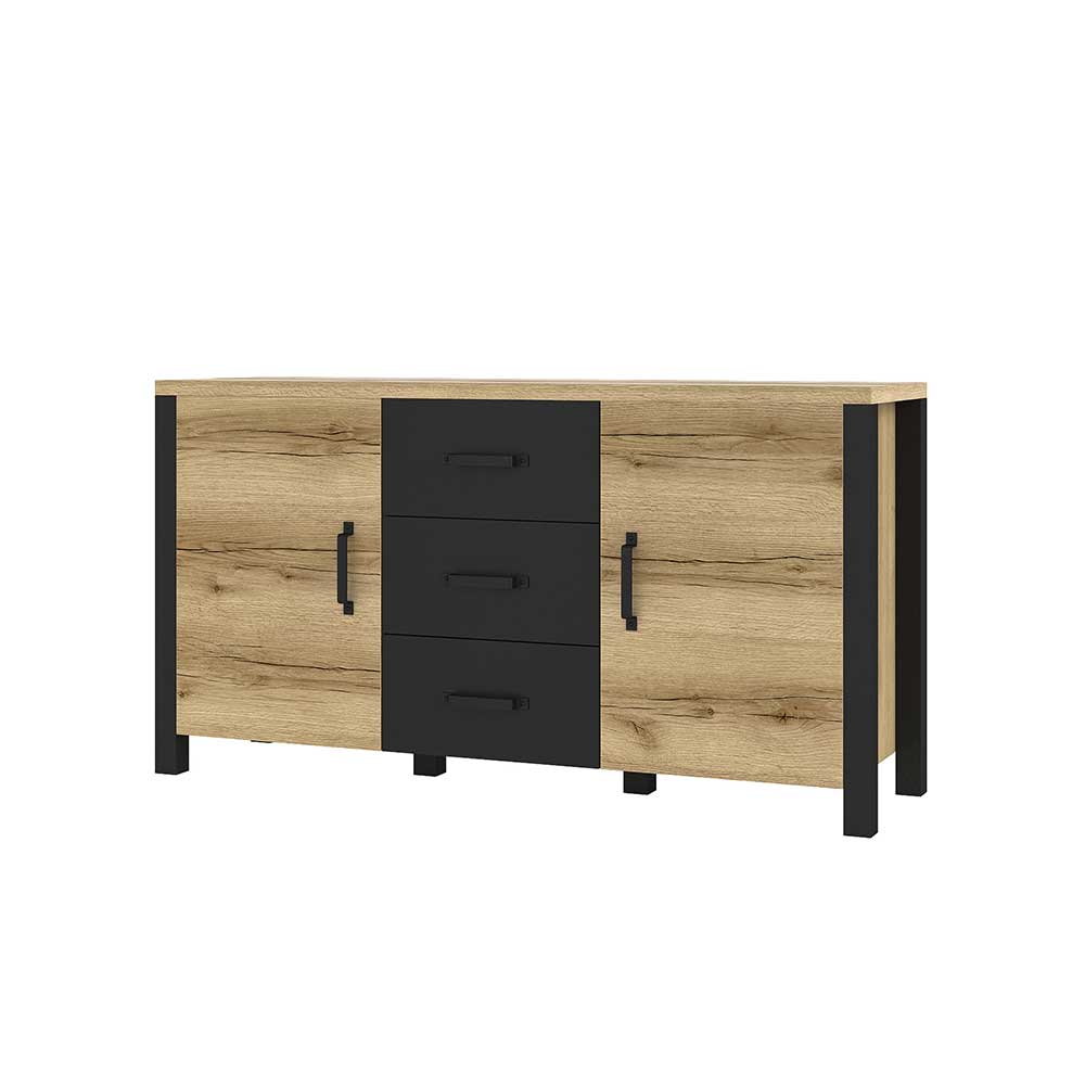 Sideboard Conru im Industry und Loft Stil 147 cm breit