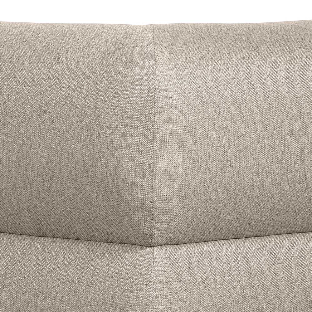 Graues Sofa Eckmodul Stecma aus Webstoff 90 cm breit