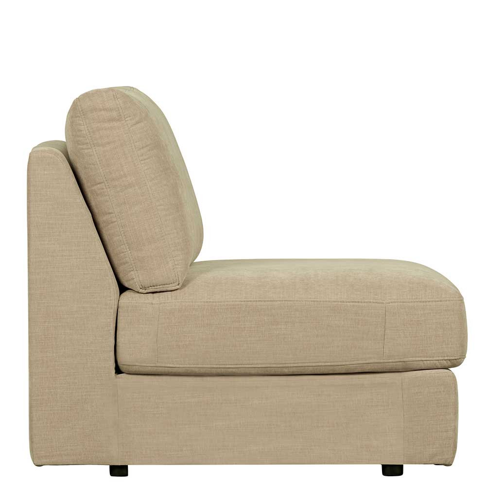 Einsitzer Couch Pilamonia in Beige Modulsofa Element