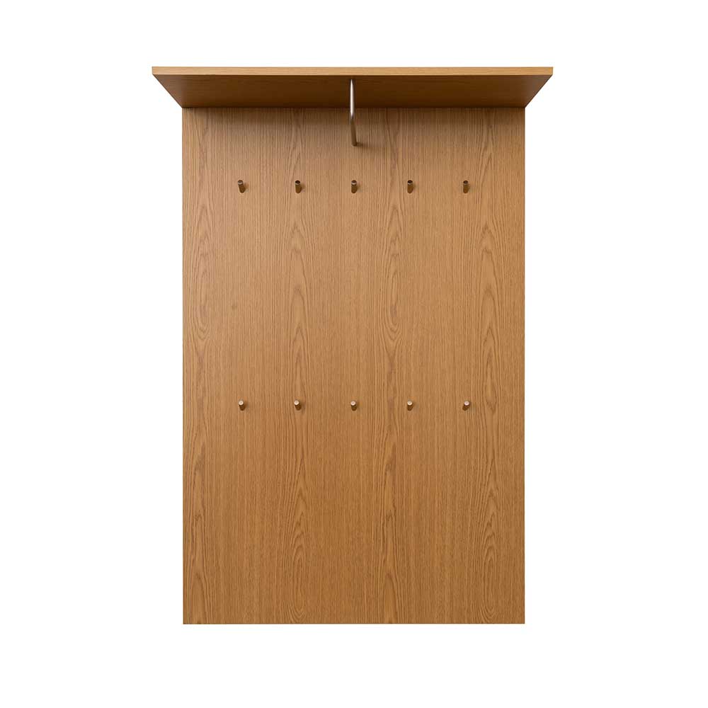 Hängegarderobe Aglia in Eichefarben 120 cm hoch