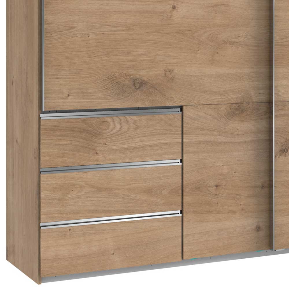 Kleiderschrank Schwebetüren Grenvana mit Selbsteinzug 200 cm breit