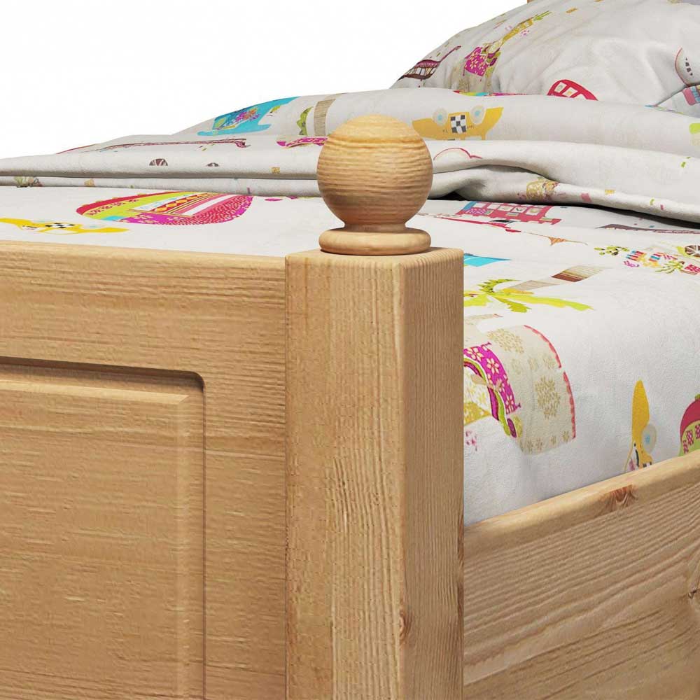 Doppelbett Despinia aus Kiefer Massivholz im Landhausstil