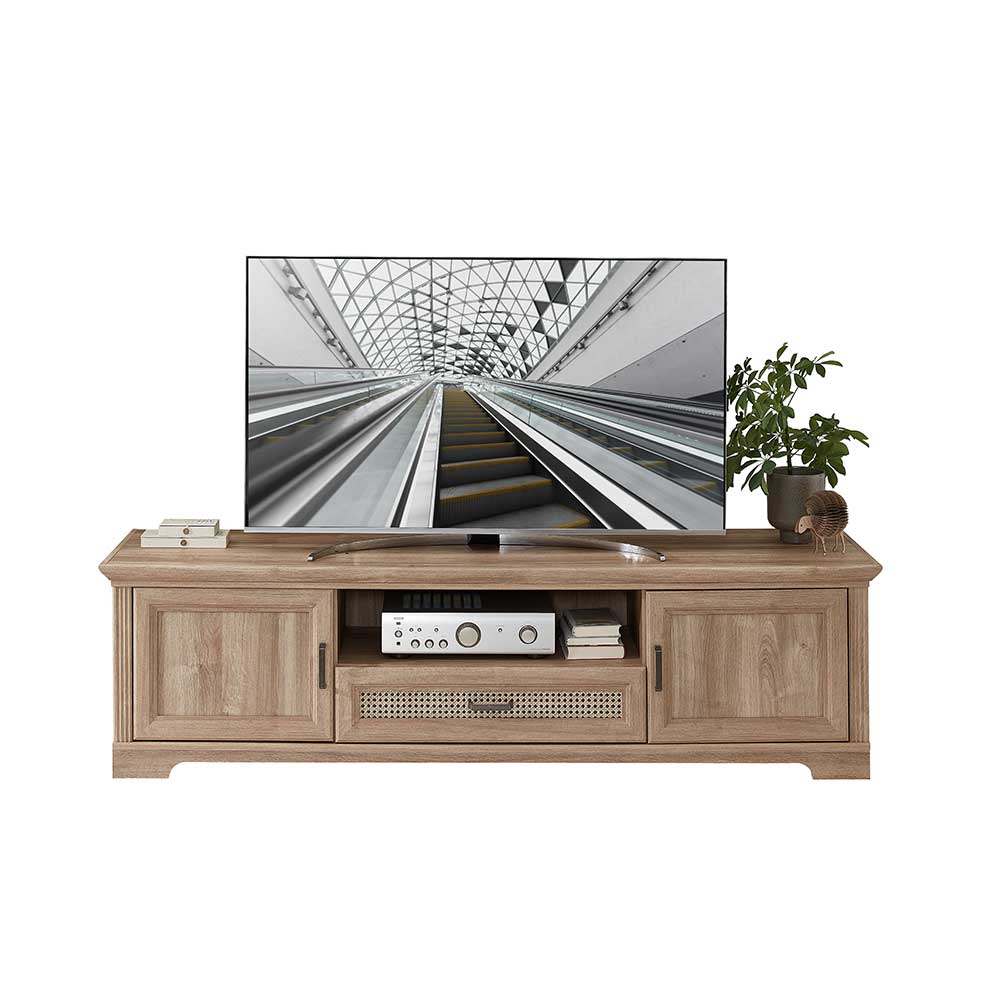 TV Lowboard Sovi im Landhausstil mit Kassetten Optik Front