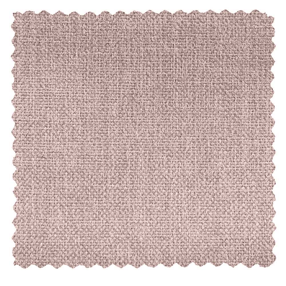 Couchhocker Yukon in Mauve aus Flachgewebe mit Vierfußgestell aus Holz