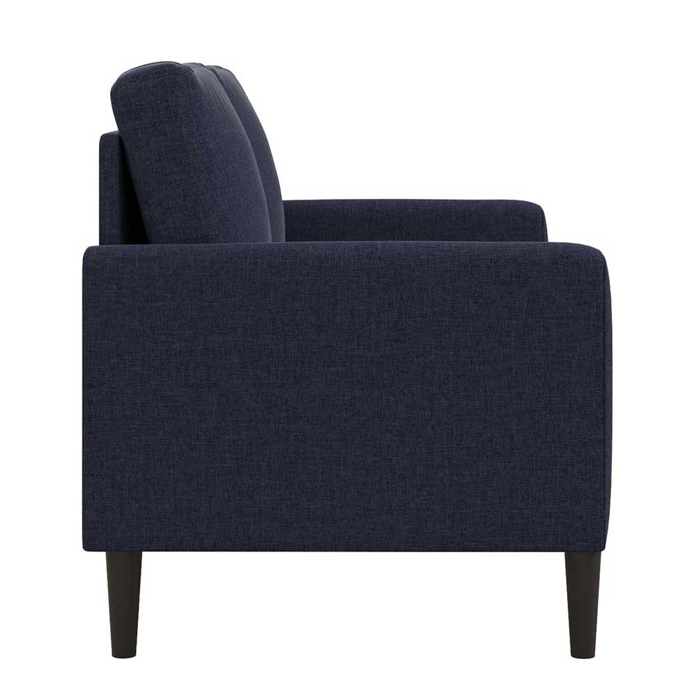 Dunkelblaues Sofa Helinde mit zwei Sitzplätzen 162 cm breit