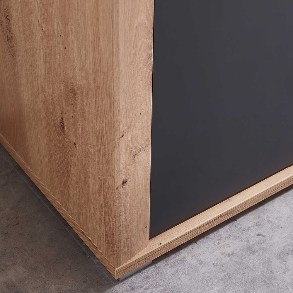 Garderobenschrank Barossio mit Spiegeltür 193 cm hoch