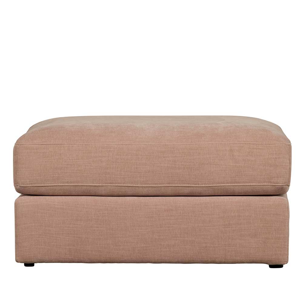 Rosa Couchhocker Oktamian für Modulsofa 44 cm Sitzhöhe