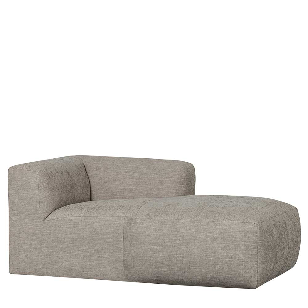 Sofa Lounge Element Wonder Abschluss links in Beigegrau