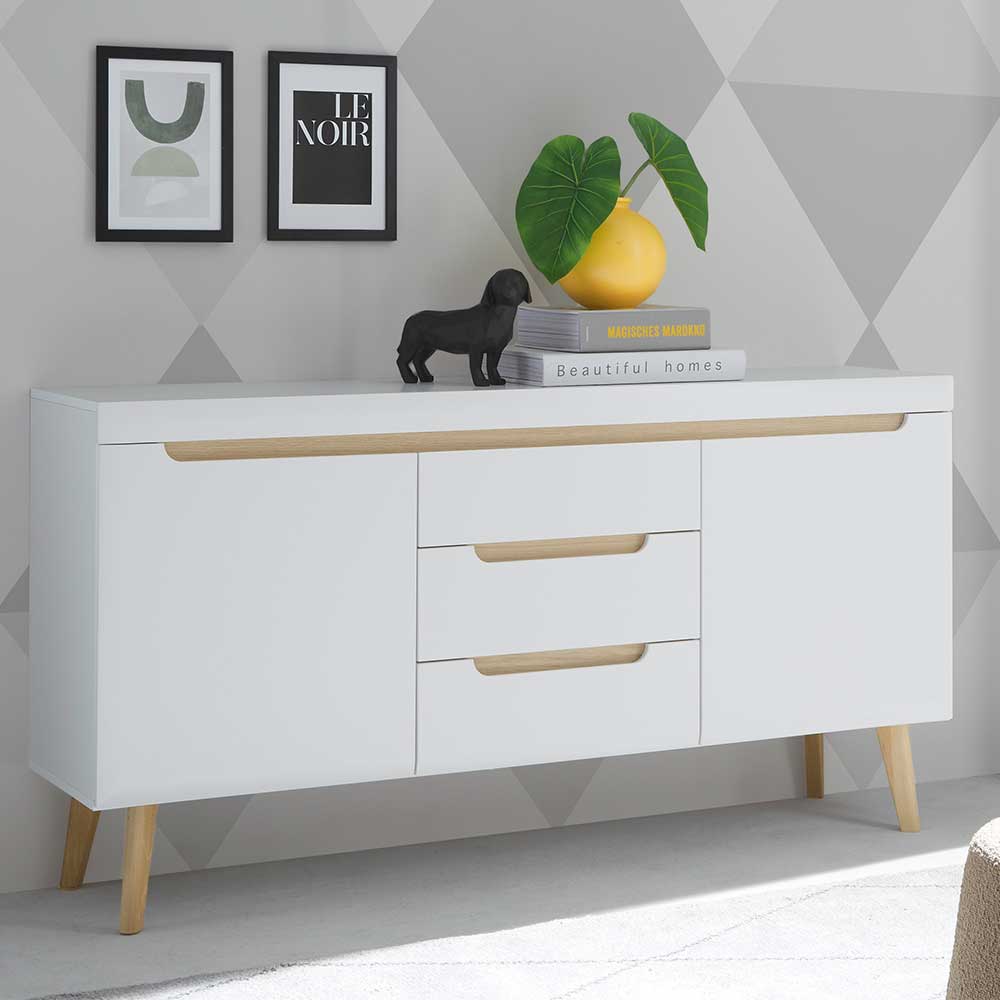 Sideboard Jasturian im Skandi Design 160 cm breit