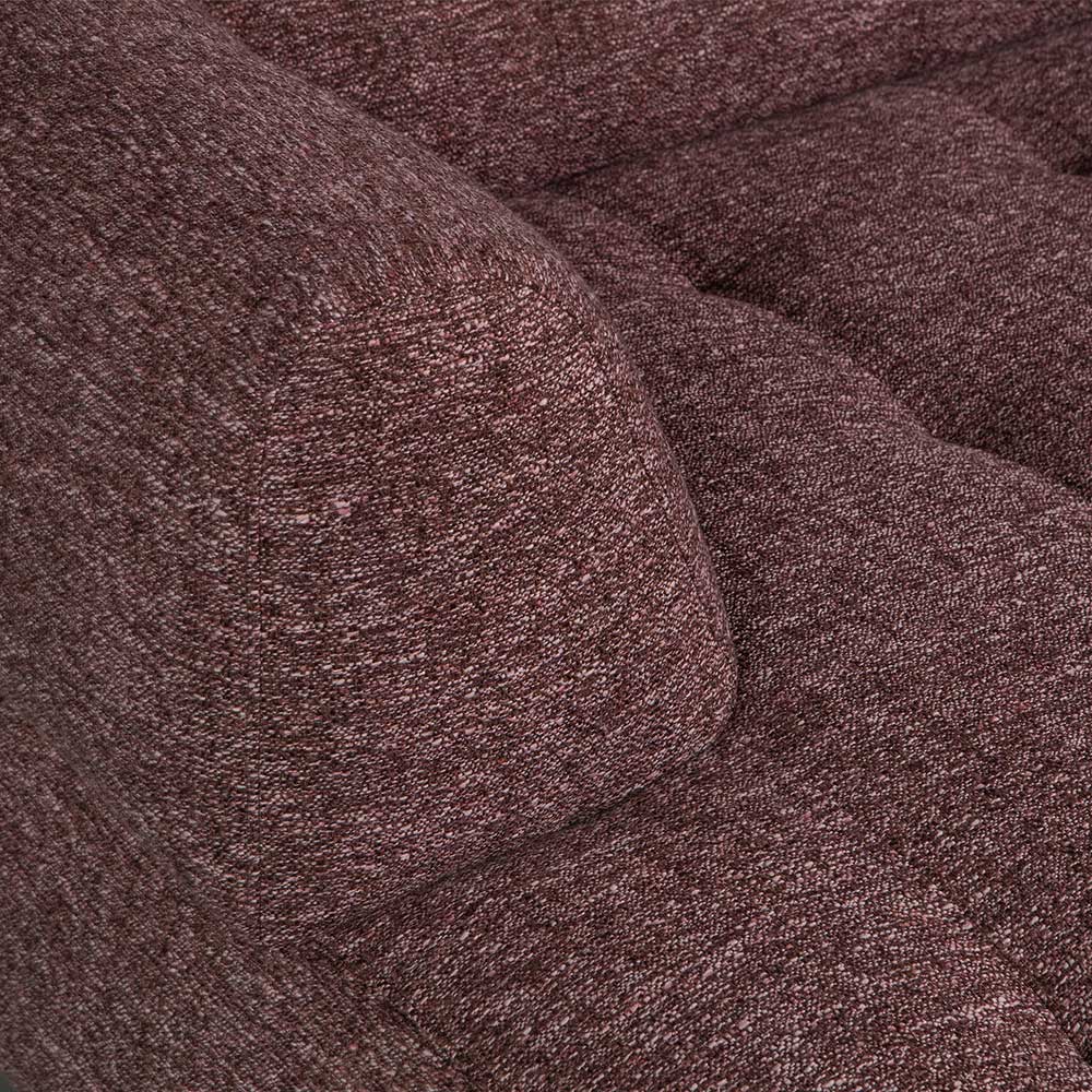 Sofa Element Modul Rasfera Mauve grob meliert aus Strukturstoff