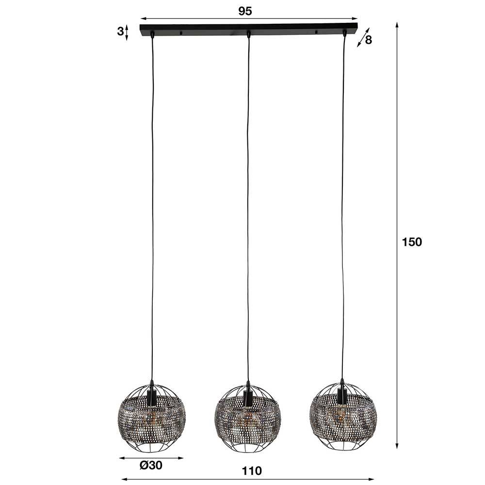 Hängelampe Cepters im Industry und Loft Stil aus Metall