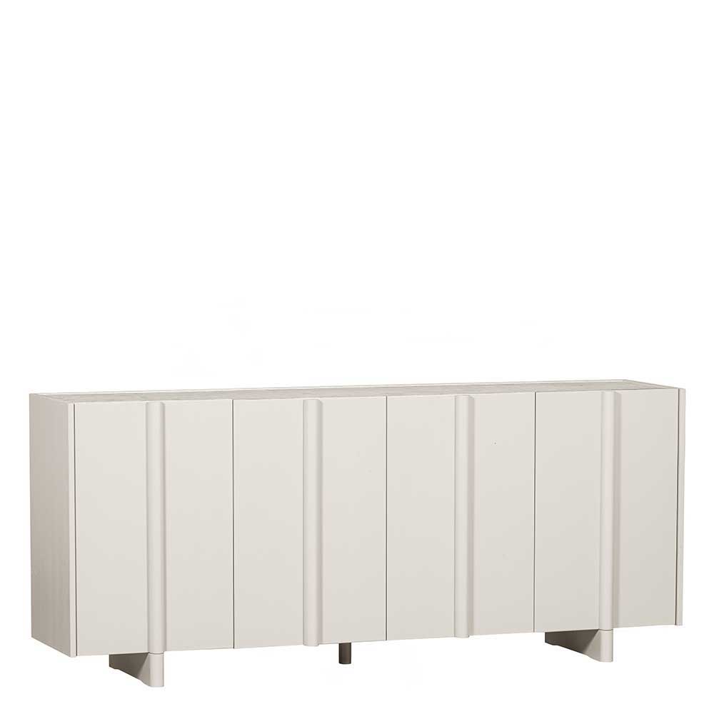 Modernes Sideboard Kidur in Hellgrau 200 cm breit - 85 cm hoch