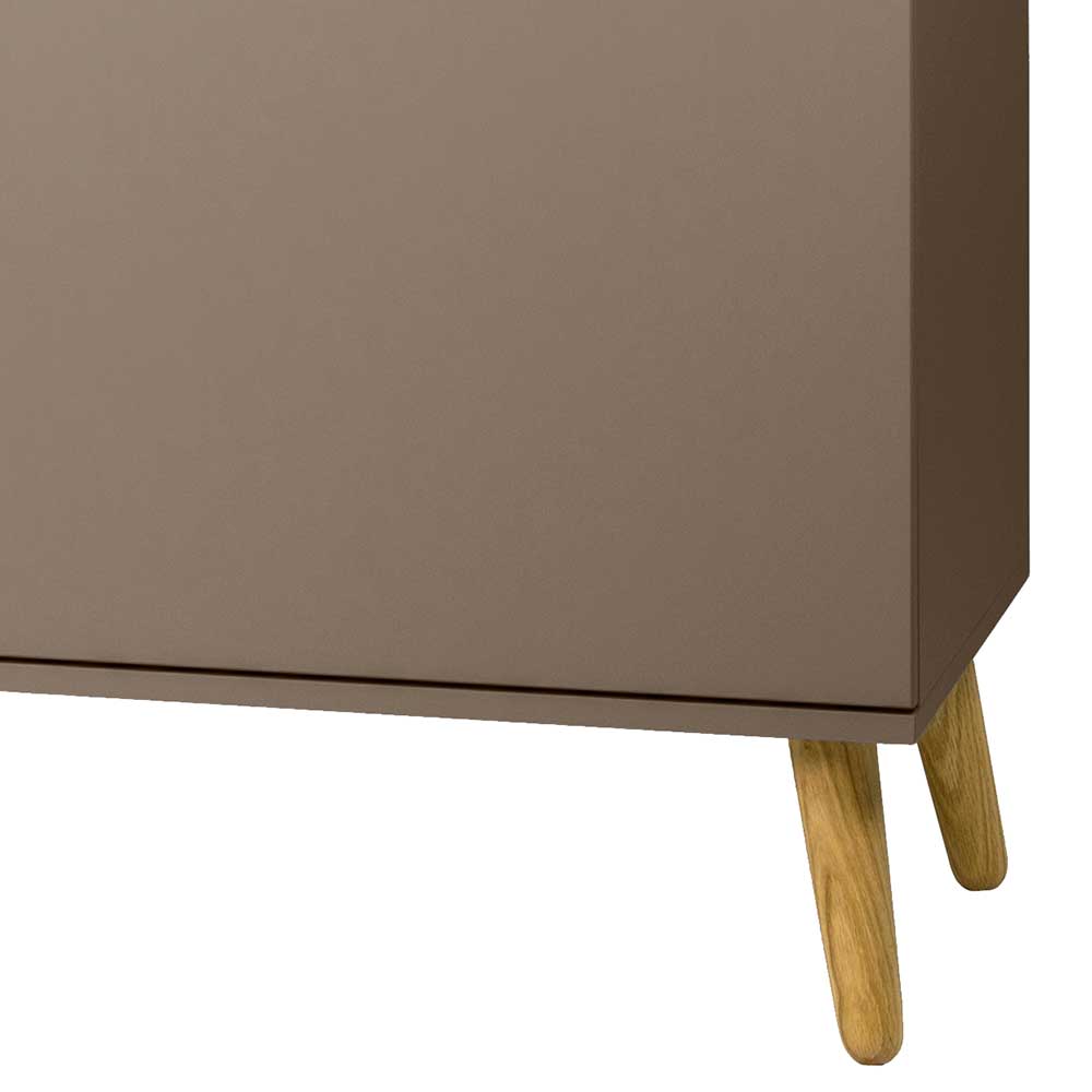 Esszimmersideboard Durioscos in Taupe und Eichefarben