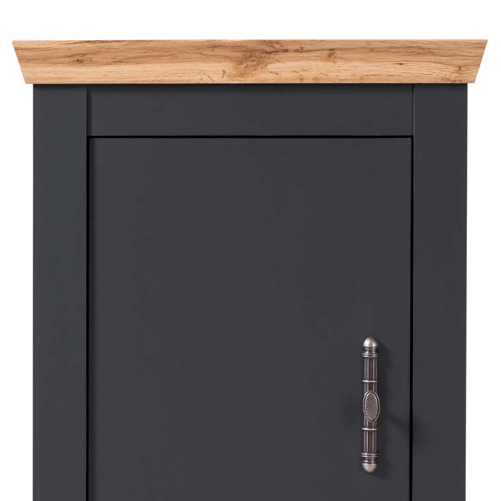 Wohnzimmerschrank Saridio 146 cm hoch im Landhausstil