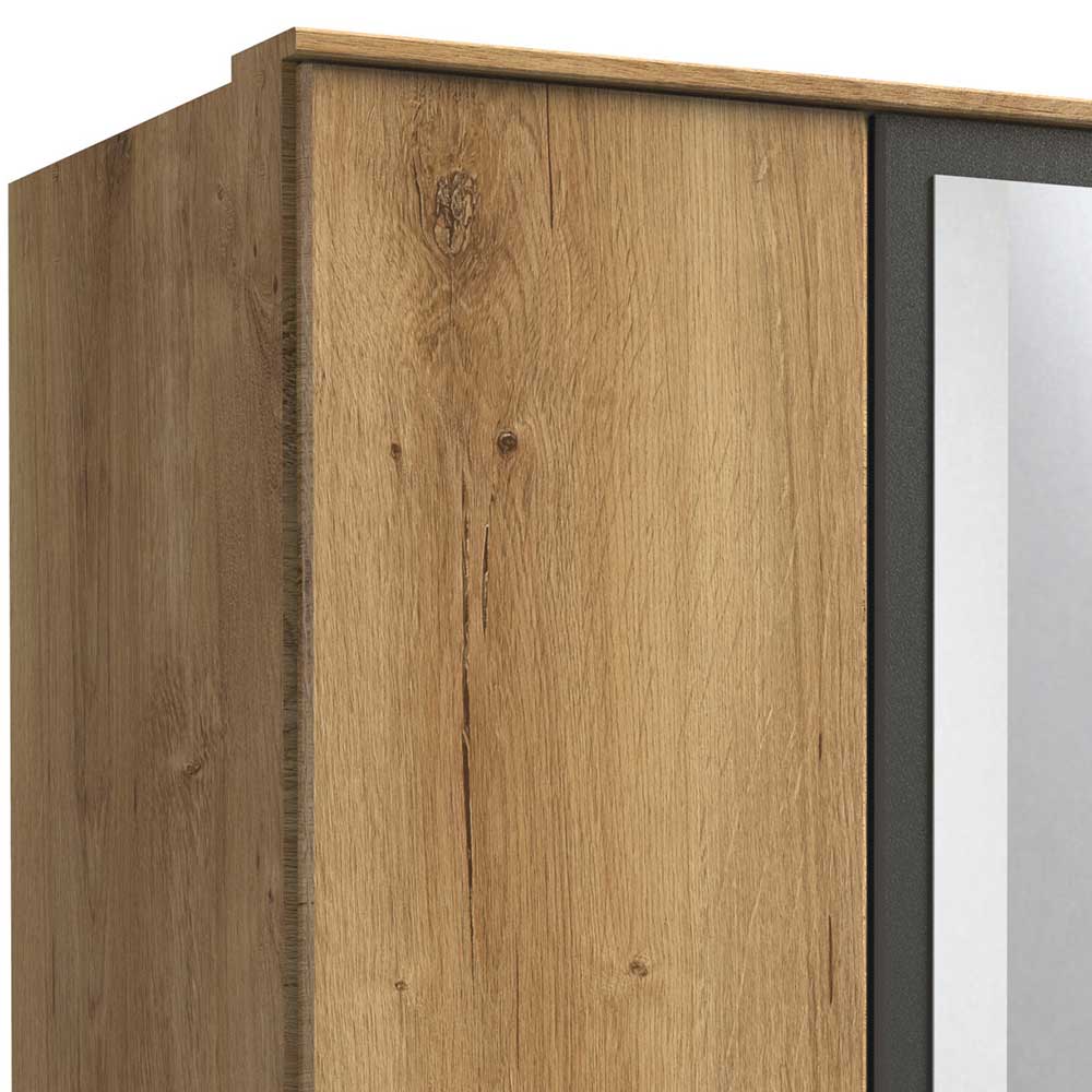 Jugend Kleiderschrank Ruamantico in modernem Design mit Spiegeltür