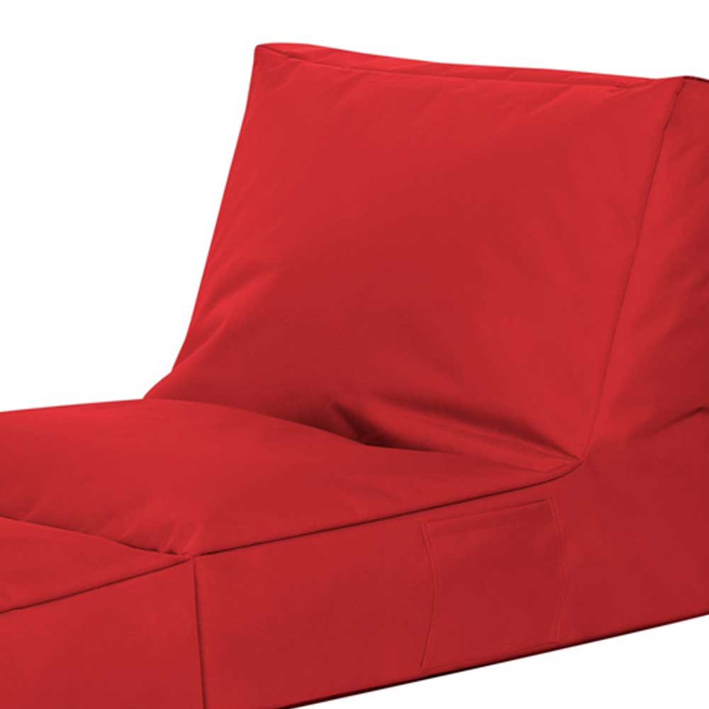 Outdoor Sitzsack Liege Kyonus in Rot XXL