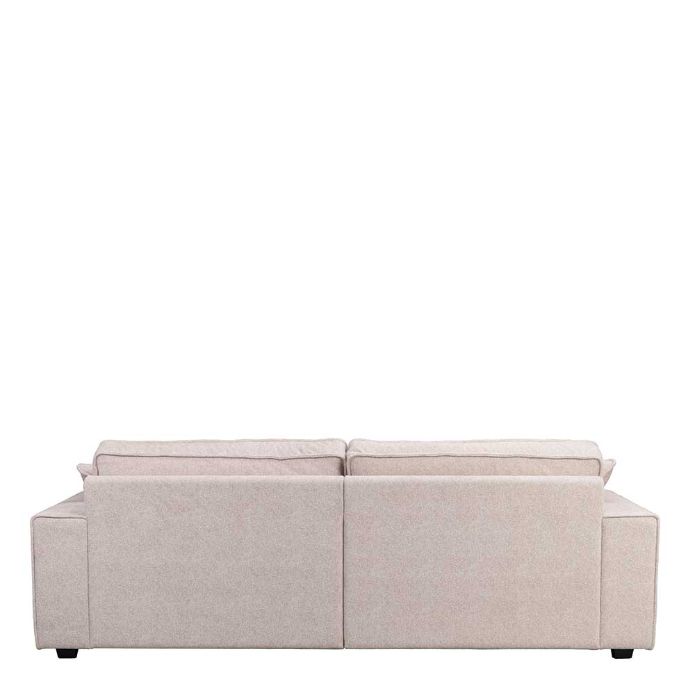 Moderne Wohnzimmer Couch Tajibo in Beige 226 cm breit