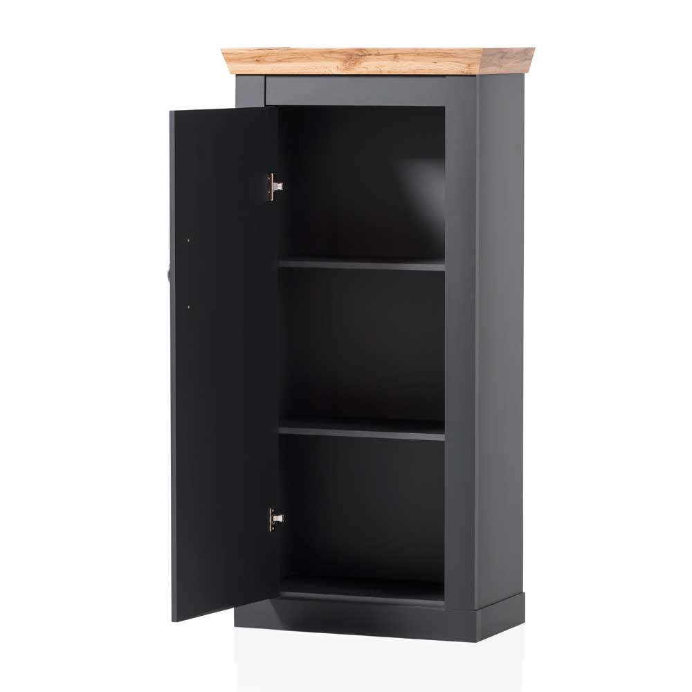 Wohnzimmerschrank Saridio 146 cm hoch im Landhausstil