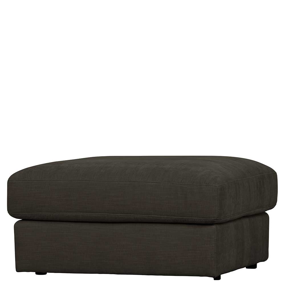 Anthrazit Couchhocker Trois für Modulsofa mit 44 cm Sitzhöhe