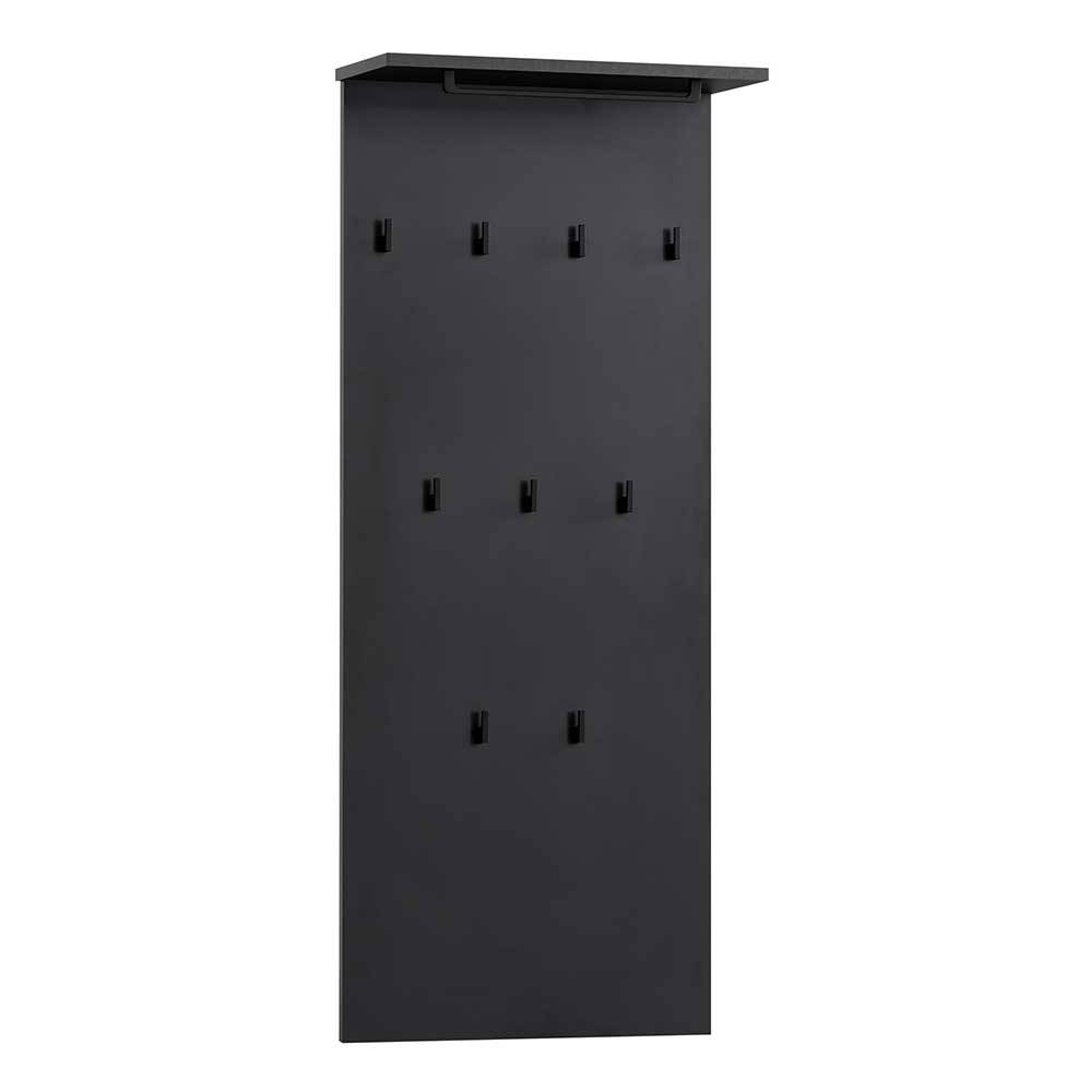 Skandi Design Dielenset Curtus in Schwarz 175 cm hoch (vierteilig)