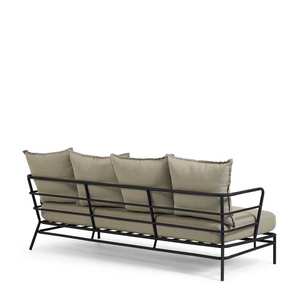 Lounge Sofa Athena mit Untergestell aus Metall für überdachte Terrasse