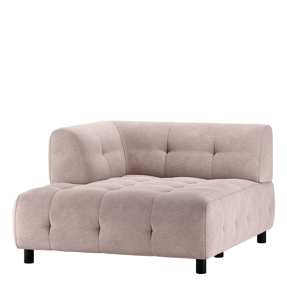 Sofaelement Mauve Timent aus Chenillegewebe in modernem Design