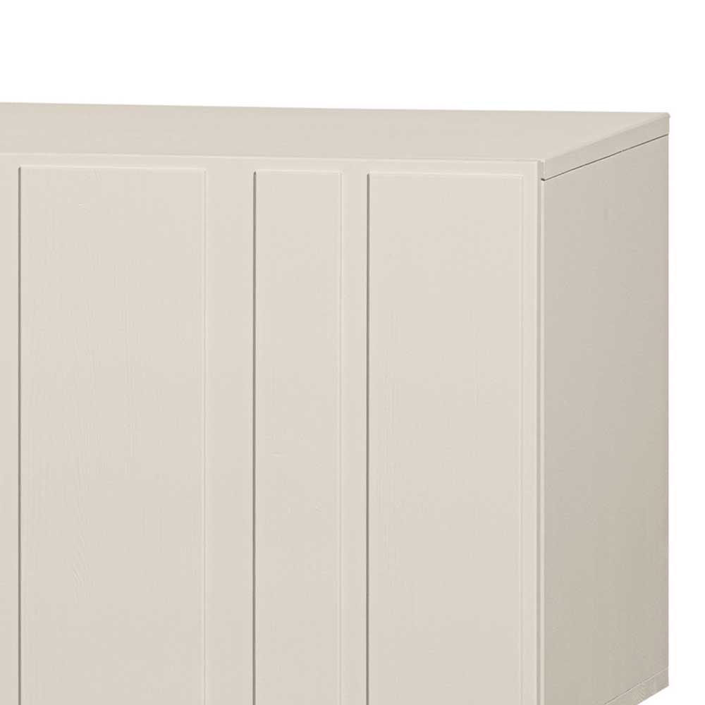 Fernsehunterschrank Bosso in Hellgrau lackiert 56 cm hoch