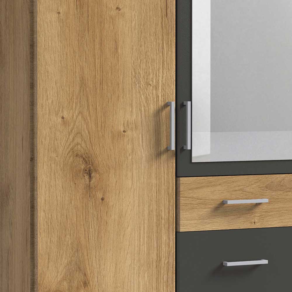 Jugend Kleiderschrank Ruamantico in modernem Design mit Spiegeltür