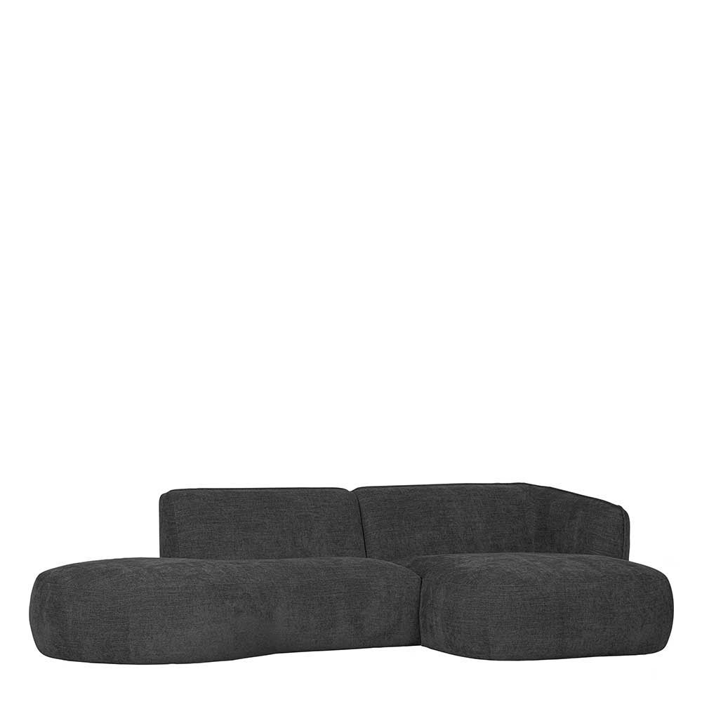 Modernes Polstersofa Emirello in Grau kurzer Schenkel rechts oder links