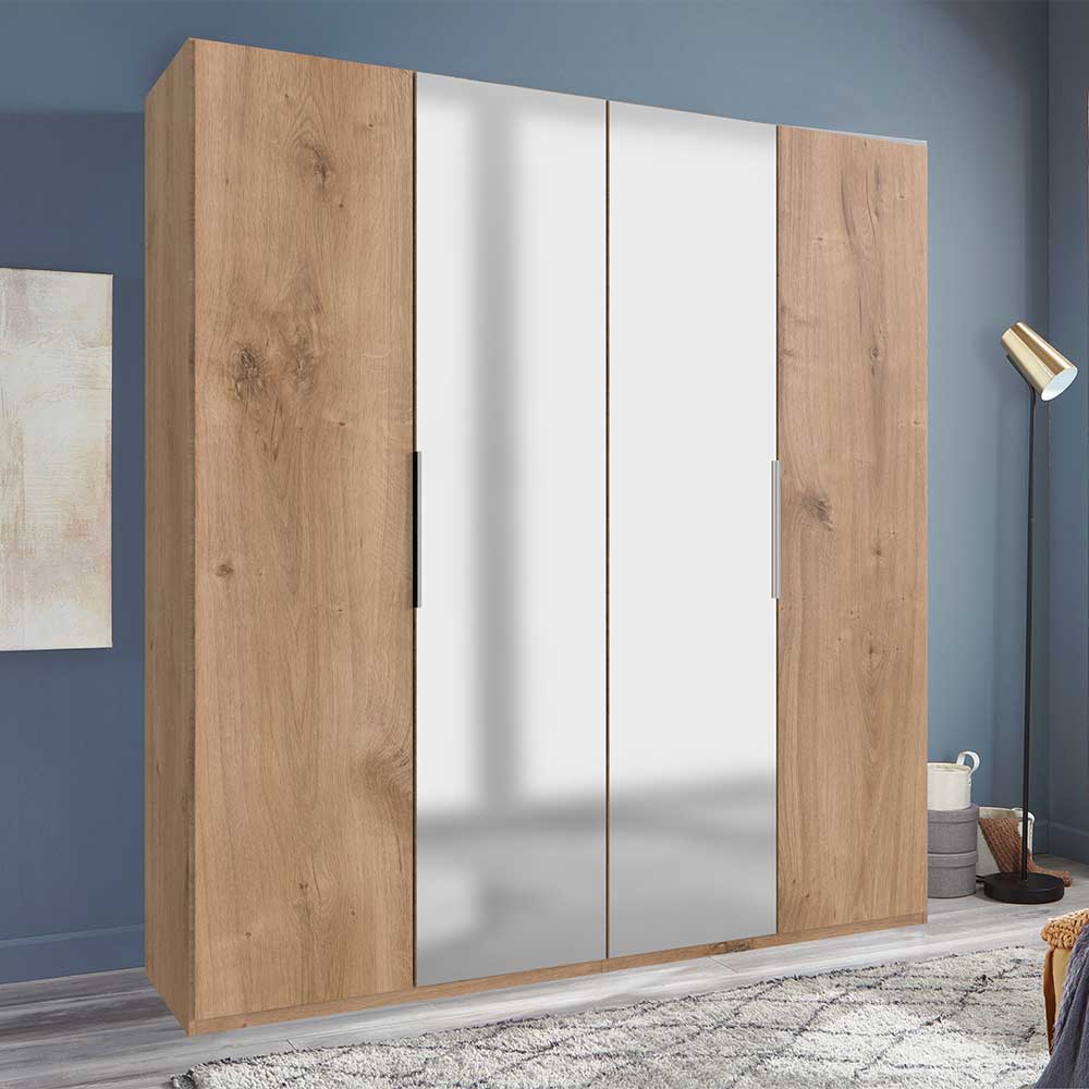 Kleiderschrank mit Spiegeltüren Grenvana Made in Germany - 200 cm breit