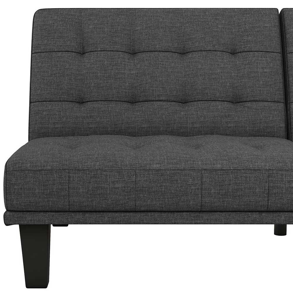 Graues Doppelschlafsofa Faith 185 cm breit und 95 cm tief