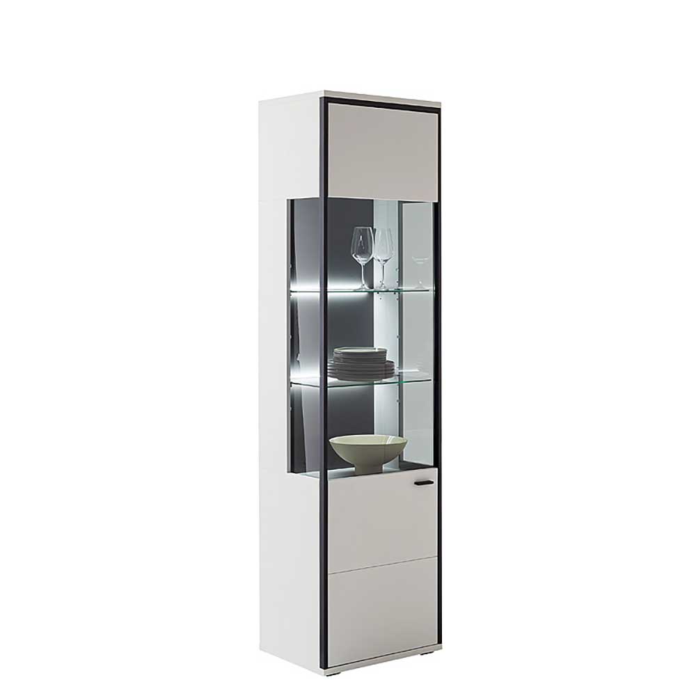 Schrank Vitrine Ukai in modernem Design 54 cm breit