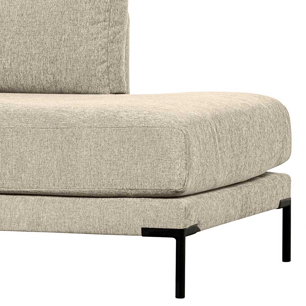 Lounge Element Chaiselongue Beige Imdyano 200 cm breit Lehne links