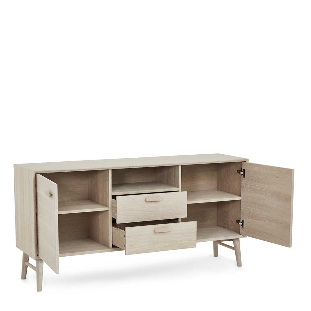 Esszimmersideboard Vilrada mit einem offenen Fach 160 cm breit