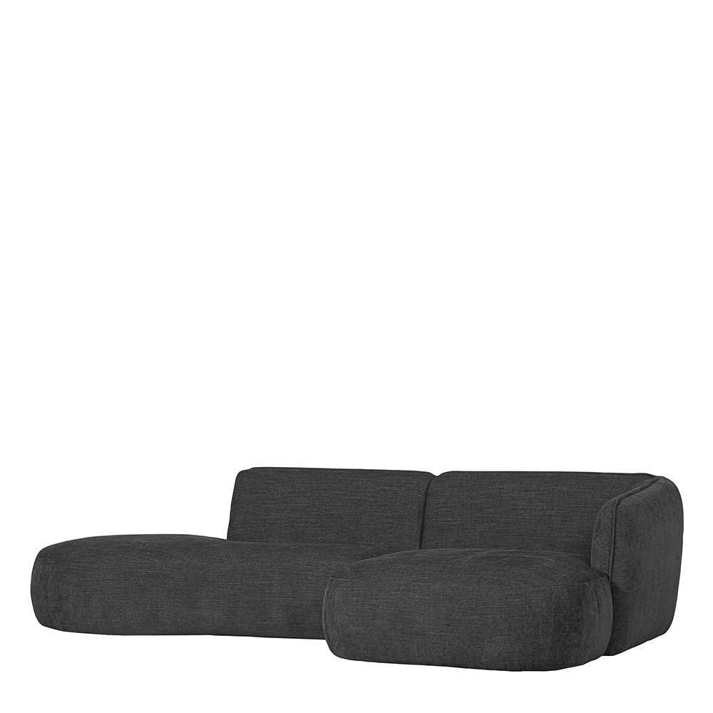 Modernes Polstersofa Emirello in Grau kurzer Schenkel rechts oder links