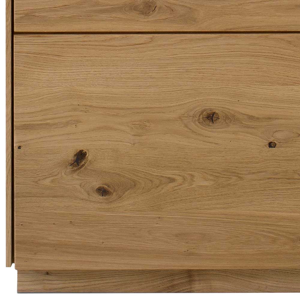 Highboard Wildeiche Klever aus Massivholz 145 cm hoch