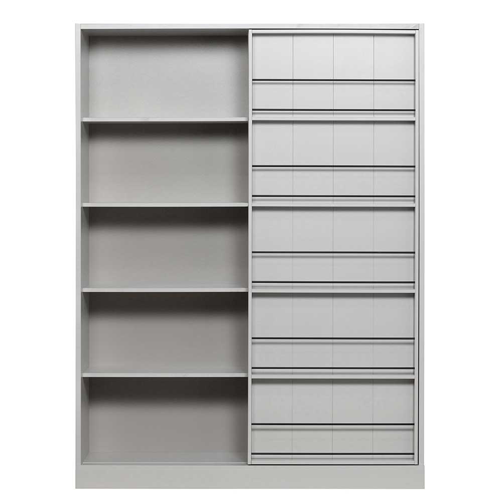 Skandi Design Schiebetürenschrank Felda in Mintgrün 150 cm breit