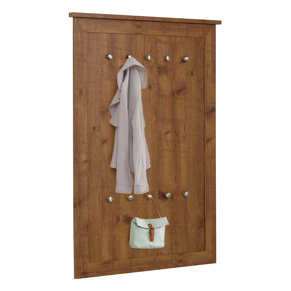 Wandgarderobe Lilliana in Eiche dunkel 75 cm breit