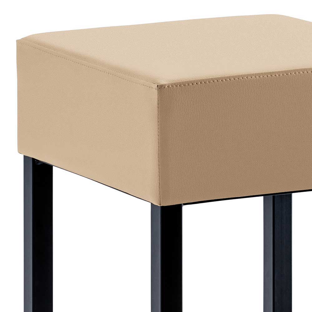 Tresenstuhl Patrosan in Beige und Schwarz mit 81 cm Sitzhöhe