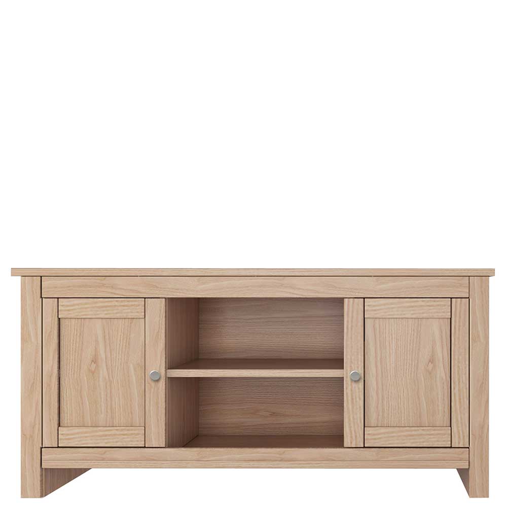 TV Schrank Xelinas in Eichefarben 120 cm breit