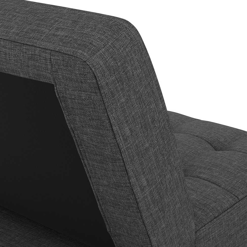 Graues Doppelschlafsofa Faith 185 cm breit und 95 cm tief