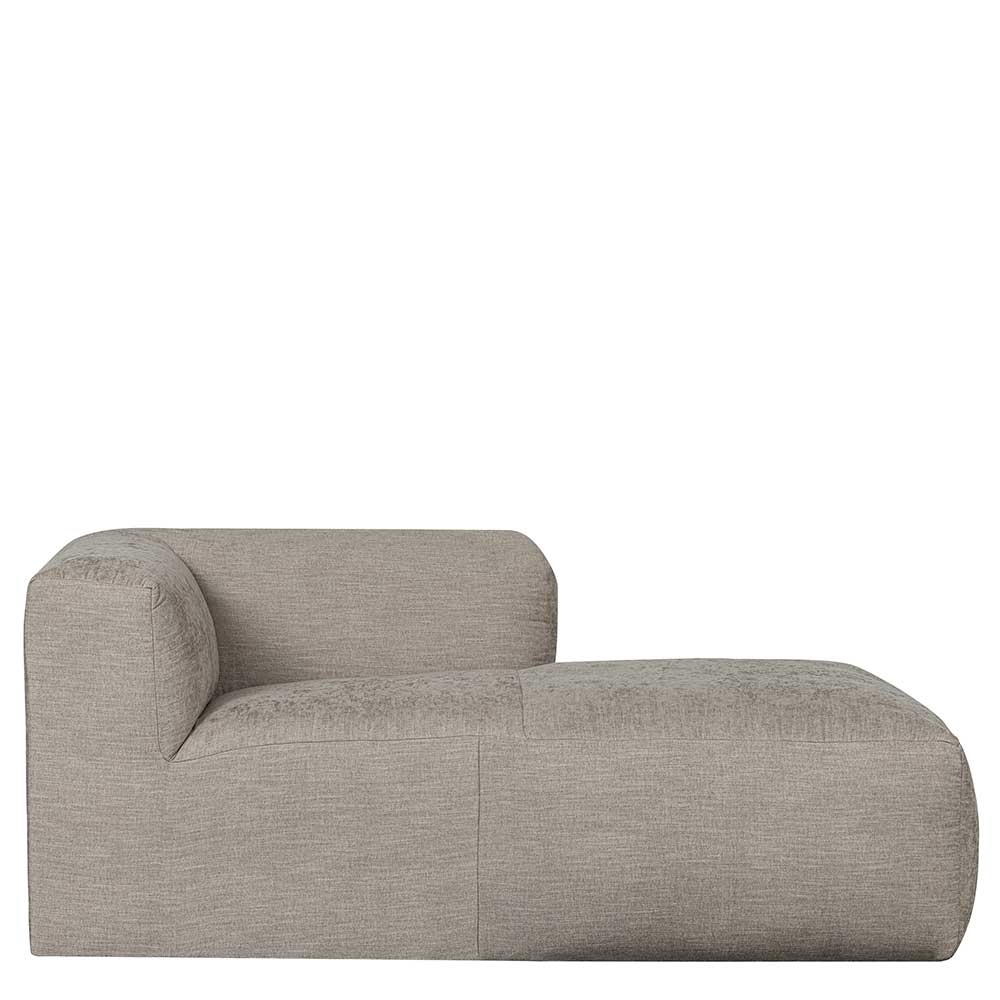 Sofa Lounge Element Wonder Abschluss links in Beigegrau