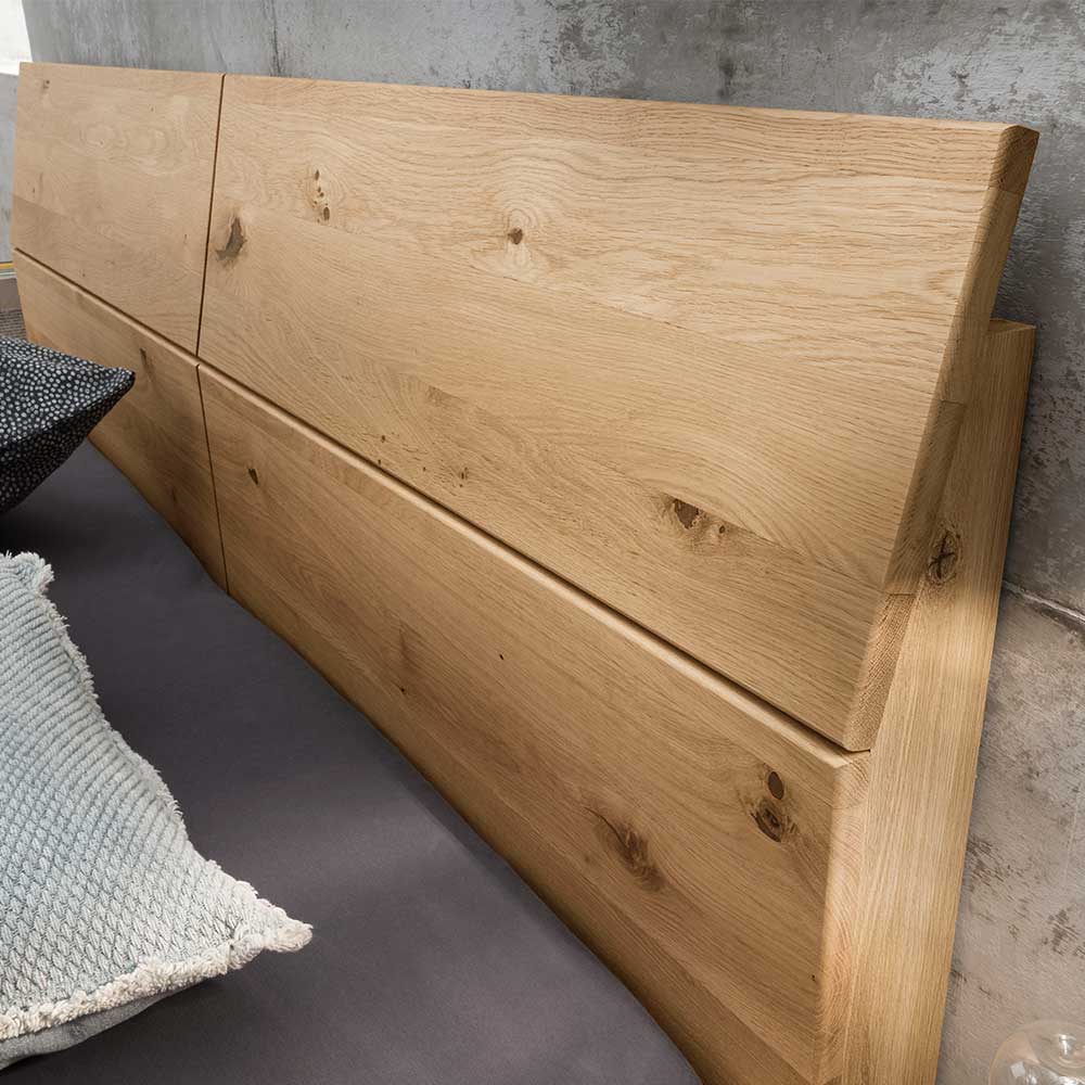 Doppelbett Kosra im Industrie und Loft Stil mit 180 cm Breite