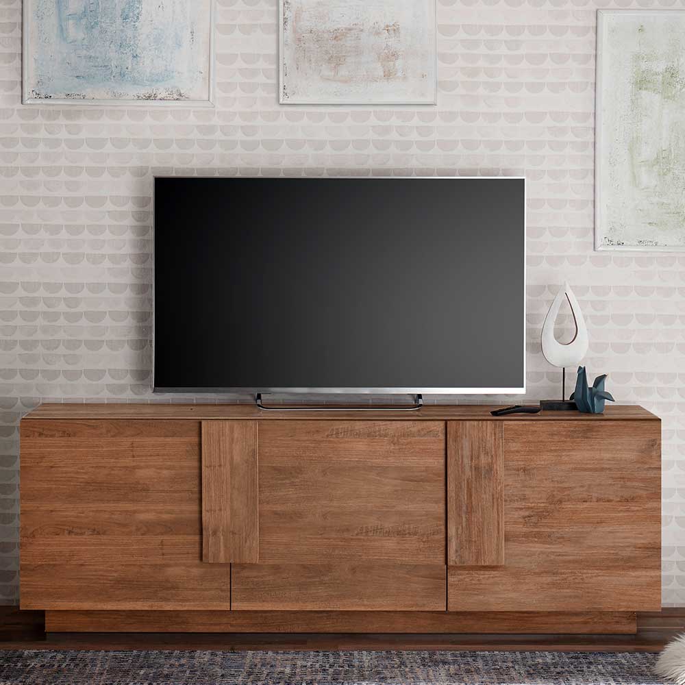 Fernsehunterschrank Bea in Holzoptik Naturfarben modernes Design